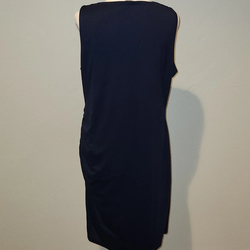 NEW- Navy Blue Sleeveless Dress- XL